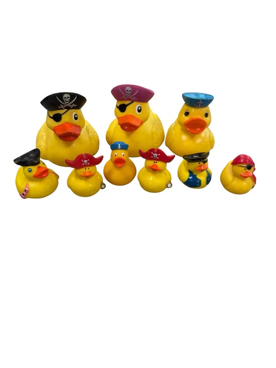 Other - Set of 9 Yellow Pirate & Sailor Rubber Duck Toys